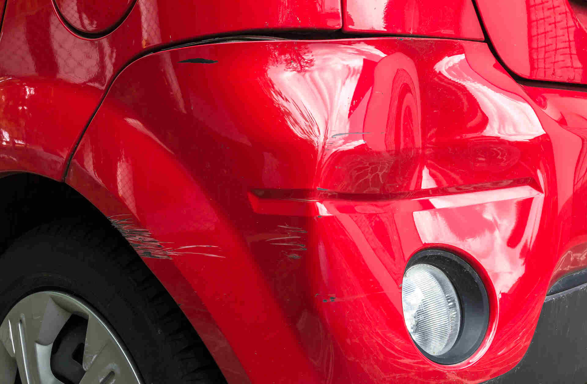 Car that needs paintless dent repair in New Jersey